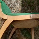 Art deco dressing table and its stool