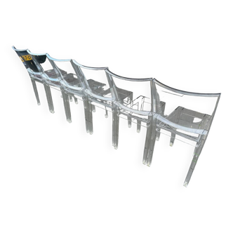 6 chaises de salle à manger Kartell