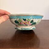 Coupe Plate Empty Pocket Family Rose Celadon Porcelain Peranakan Qing