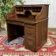 Bureau à cylindre en chêne