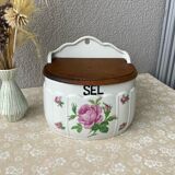 Vintage wall salt box