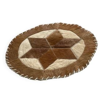 Vintage animal skin trivet