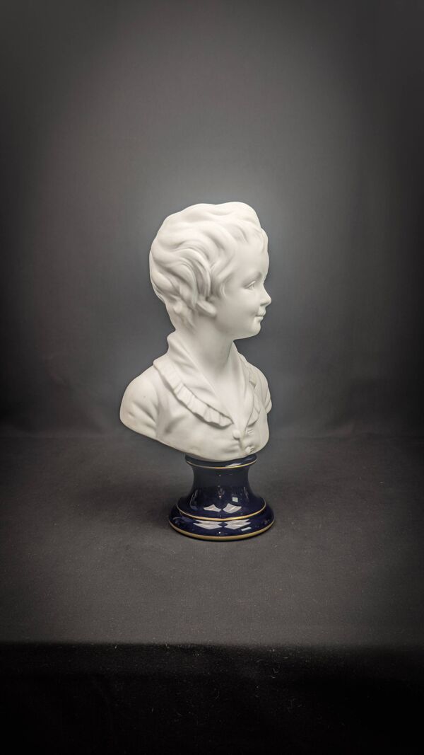 Buste enfant d'Alexandre Brongniart porcelaine de Limoges Camille Tharaud