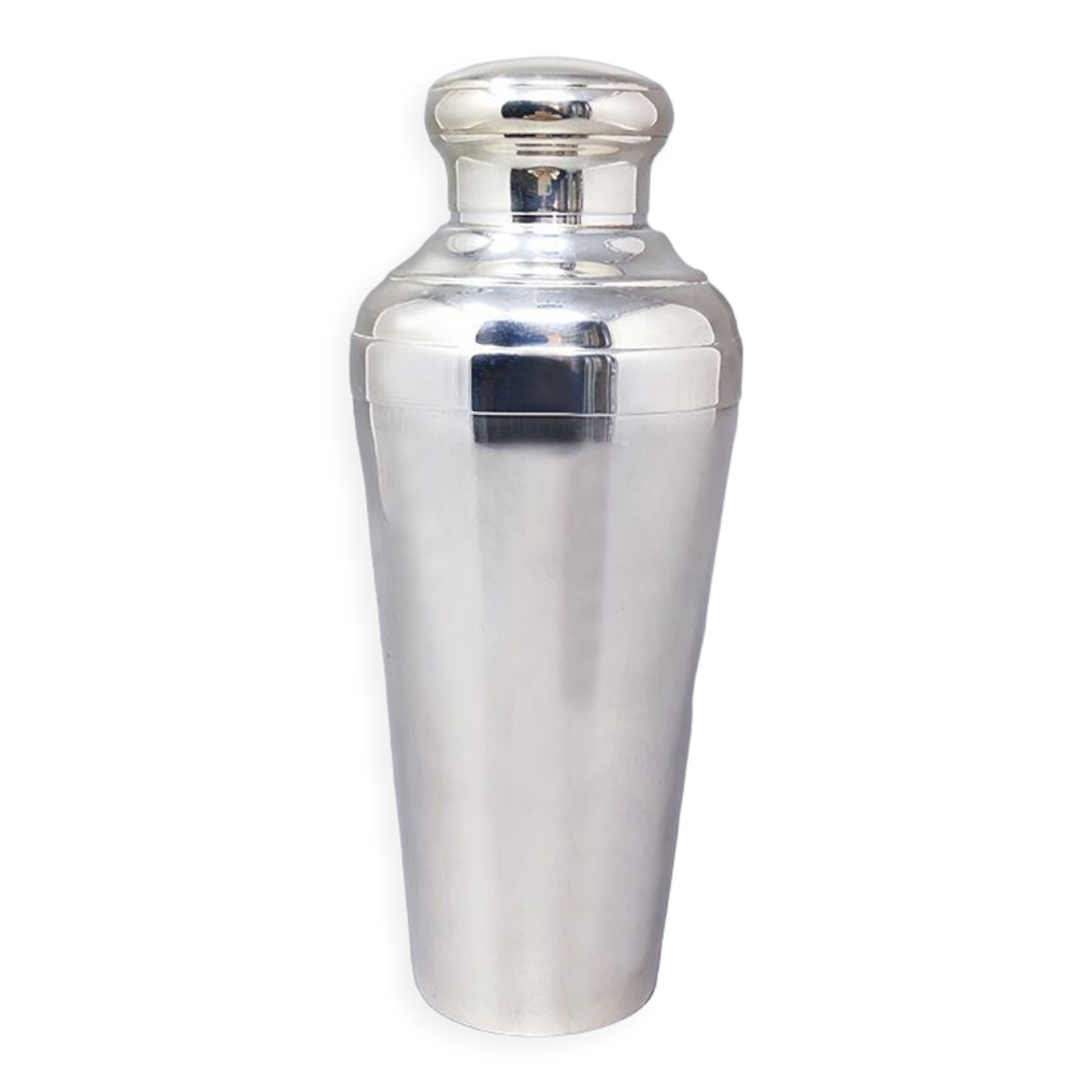 Shaker Vintage En Métal Argenté St Hilaire – Orfèvrerie Française – Années 1940