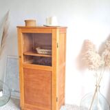 Armoire parisienne vitrée type vaisselier