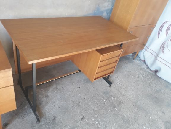 Vintage adult modernist desk