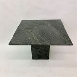 Table à manger en granit vert foncé , années 1980