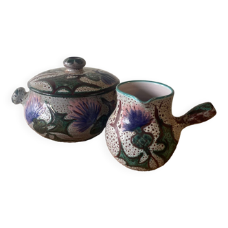 Vallauris soup tureen and pitcher