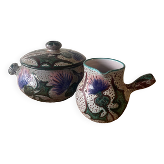 Vallauris tureen and pitcher