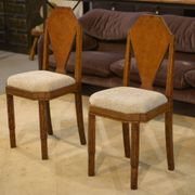 Pair of Art Deco chairs attributed to Baptistin Spade 1930s