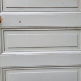 Old interior door from the end of the 19th century with locking system