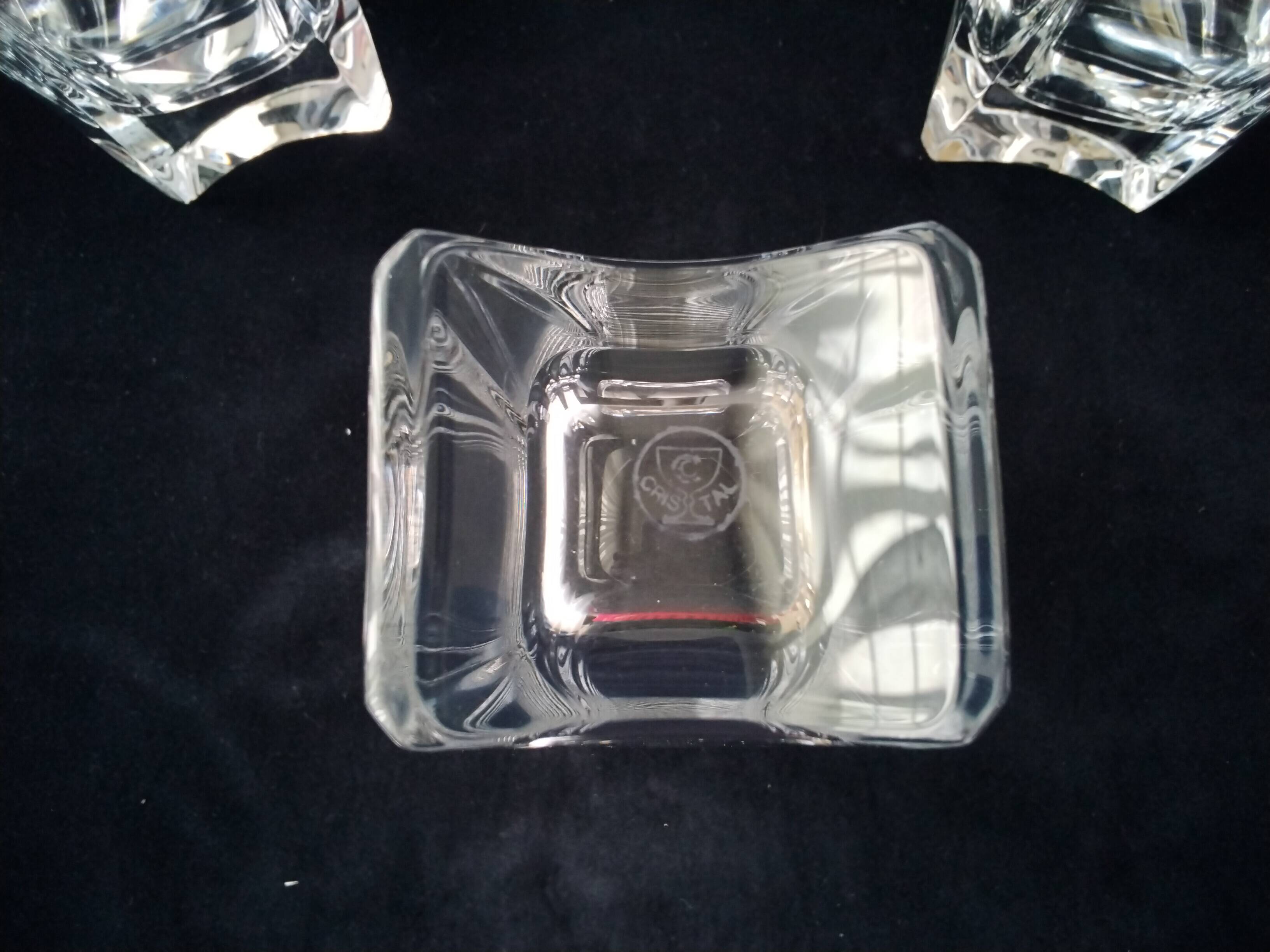 6 Verres forme haute Cristallerie Royale de Champagne  Modèle Louvois