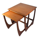 Deux tables gigognes G Plan en teck