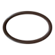 Oval old wooden frame