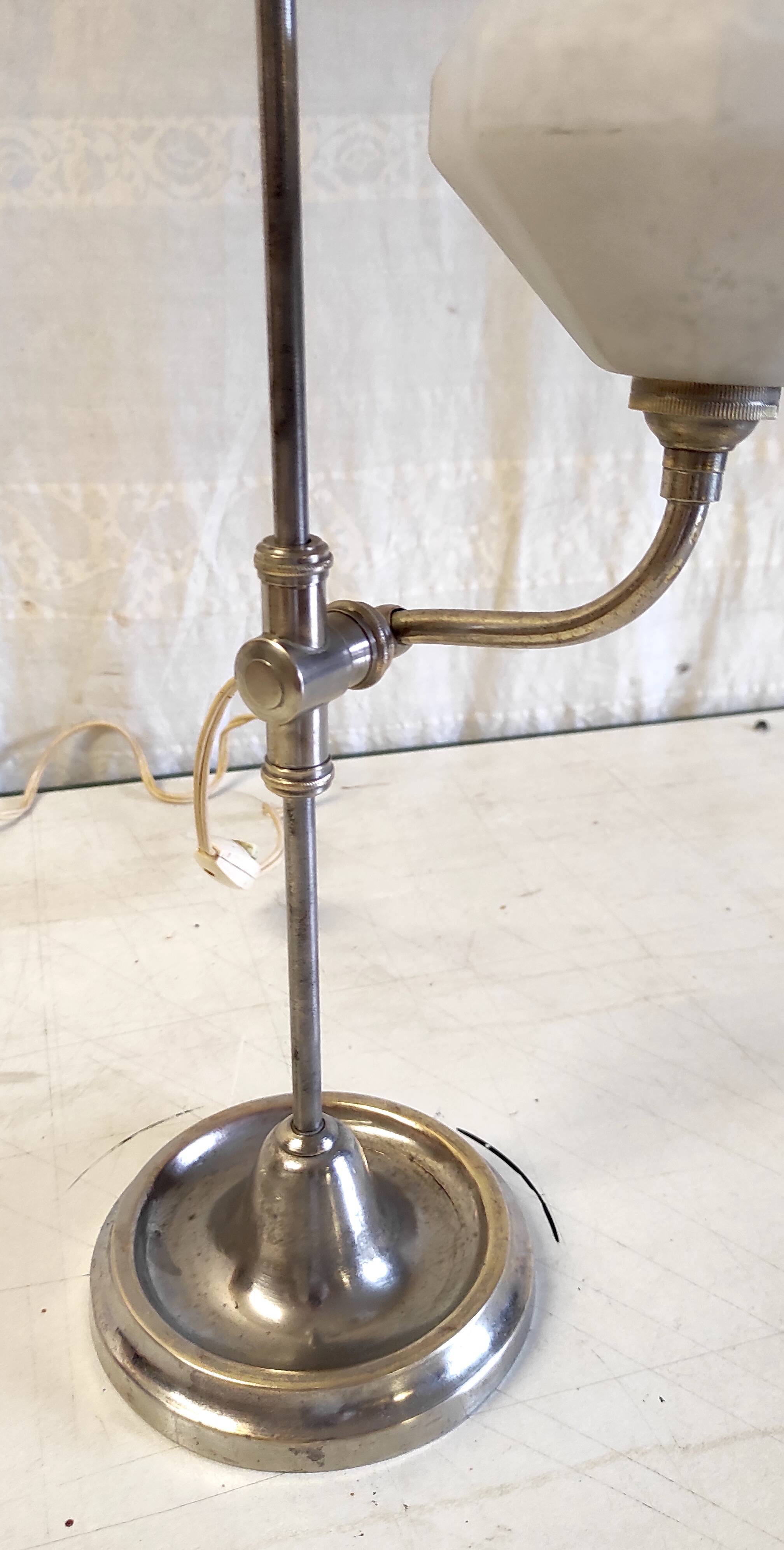 Art-deco adjustable table lamp - 1930s/40s