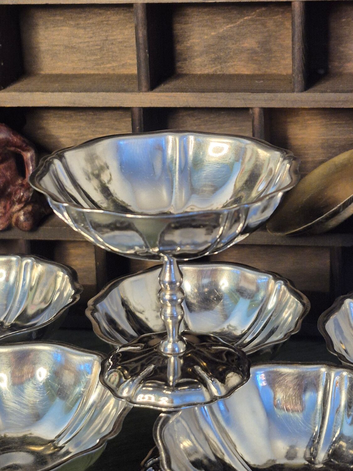 Stainless steel ice cream bowls