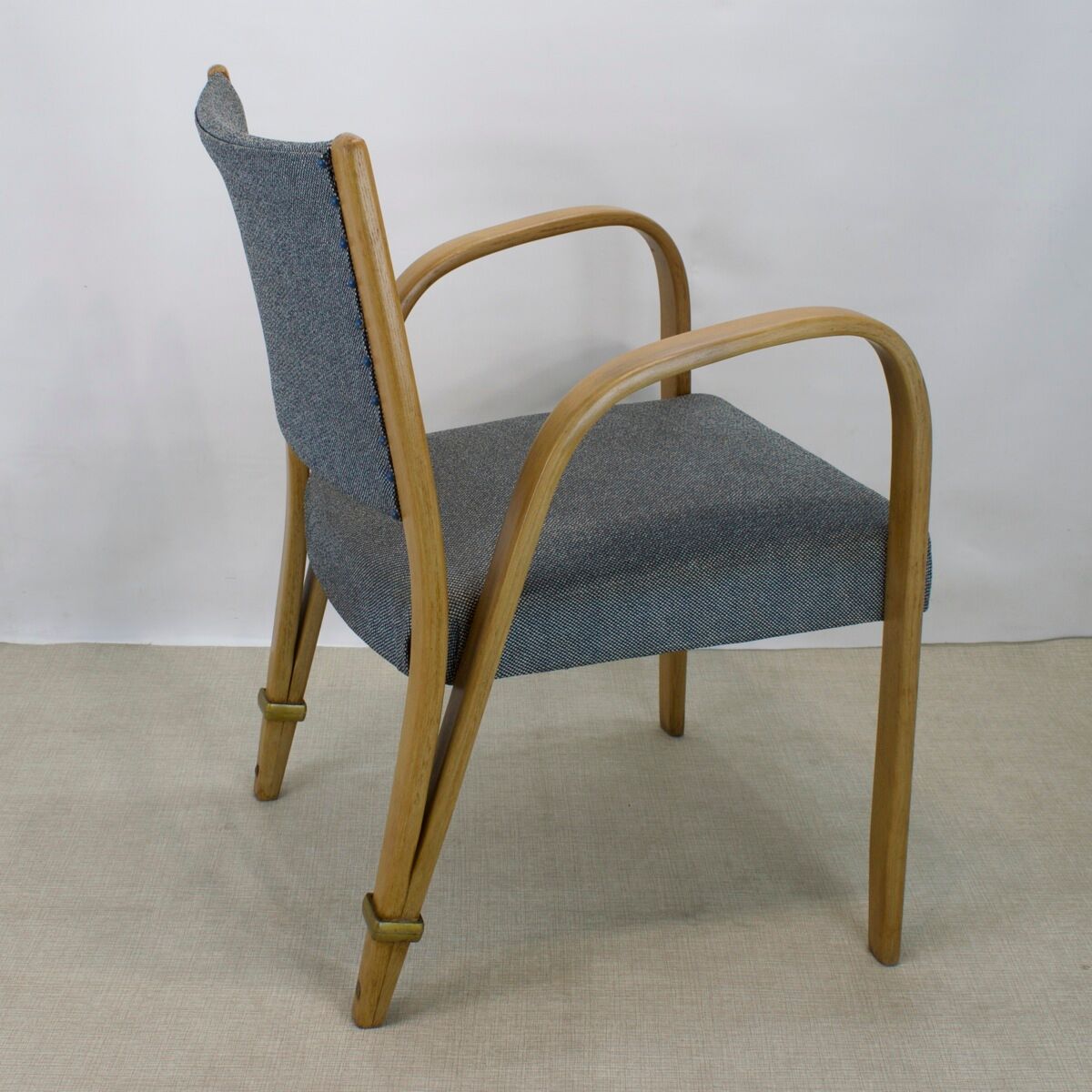 Bridge Bow Wood armchair for Steiner, 1950