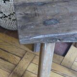 Brutalist antique stool