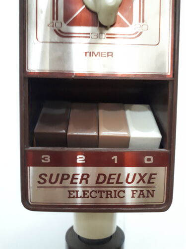 Ventilateur sur pied réglable Super Deluxe vintage 1960/1970