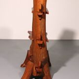 A playful mid-century French wooden bookcase 1960