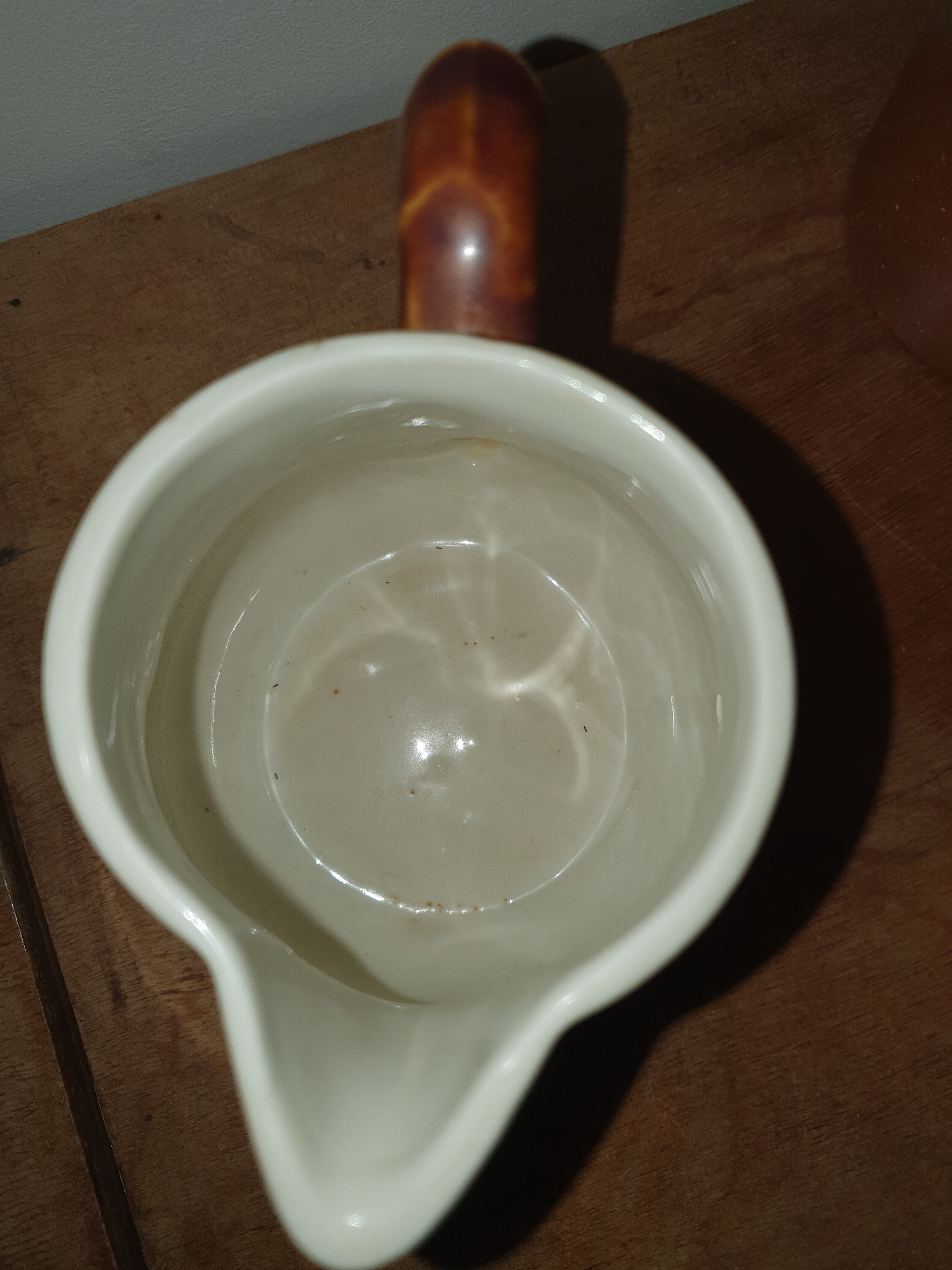 Small decanter/ milk jar