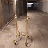 MIROIR  EN LAITON VINTAGE 70'S