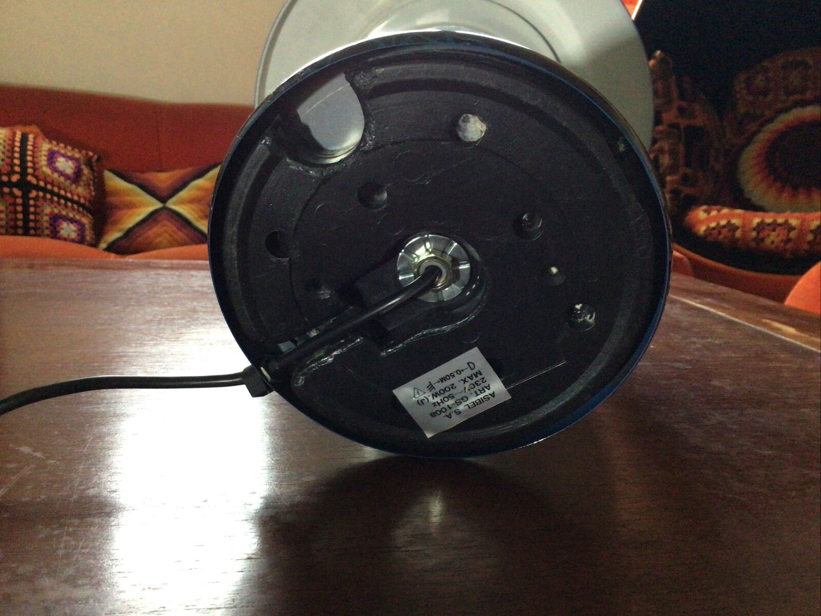 Vintage mushroom lamp to lay office 80 Asibel Halogene dimmer