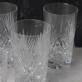 Cut crystal whisky glasses St Louis