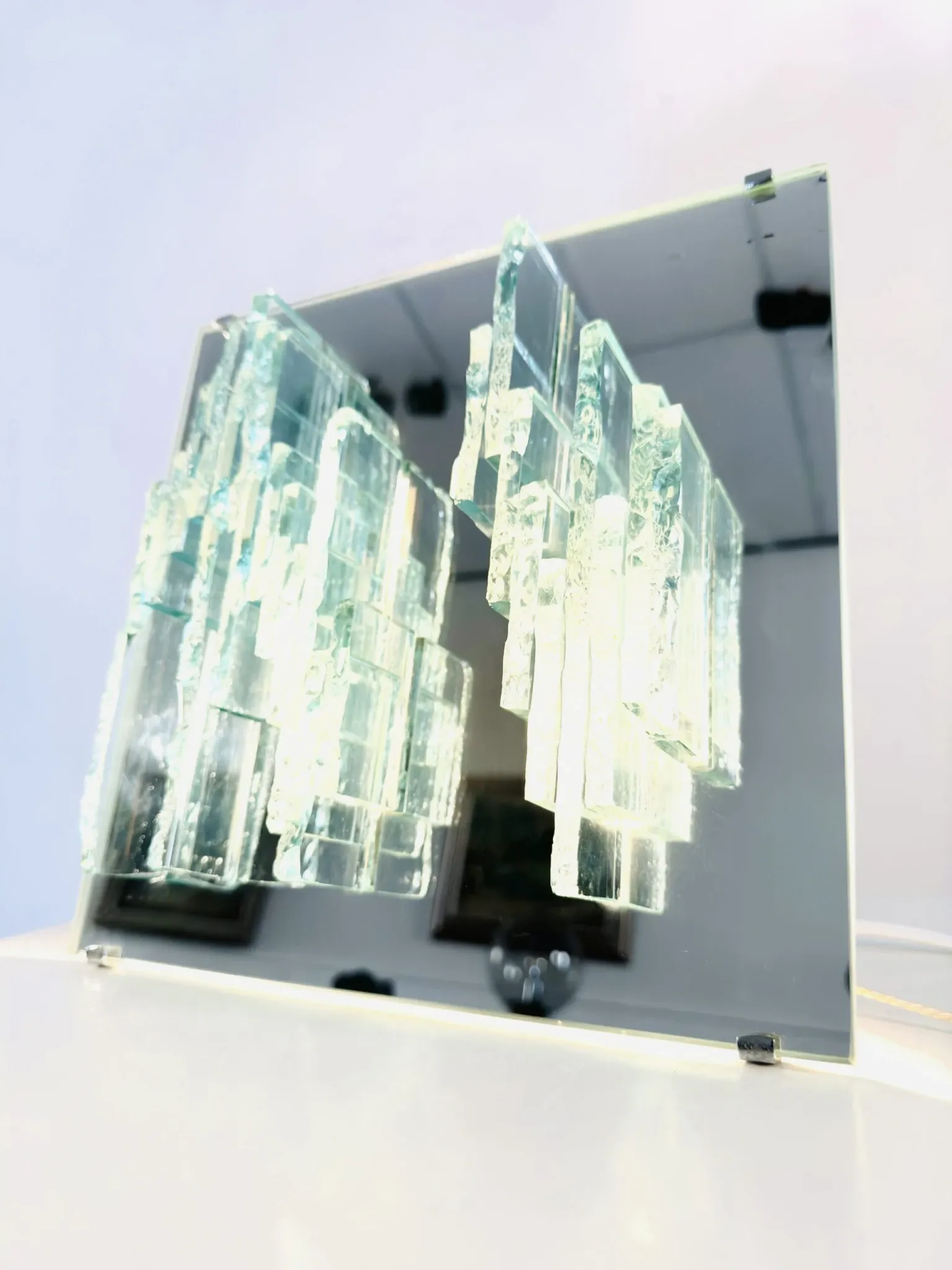 C-1715 'Breukrelief' Wall Lamp By Willem Van Oyen For Raak Amsterdam, The Netherlands, 1968
