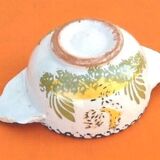 Charolles earthenware bowl with ears / saucer rooster model