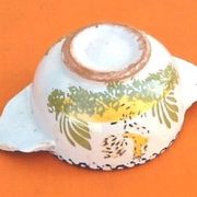 Charolles earthenware bowl with ears / saucer rooster model