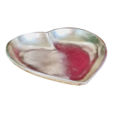 Empty brass heart pocket