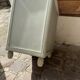 1940 almond green lacquered wood desk