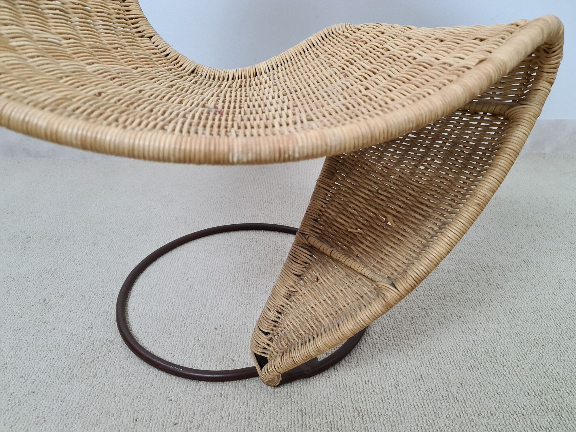 Zest wicker chair by François Liguori for the pescatore studio