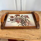 Grand Plateau art déco signé Florel