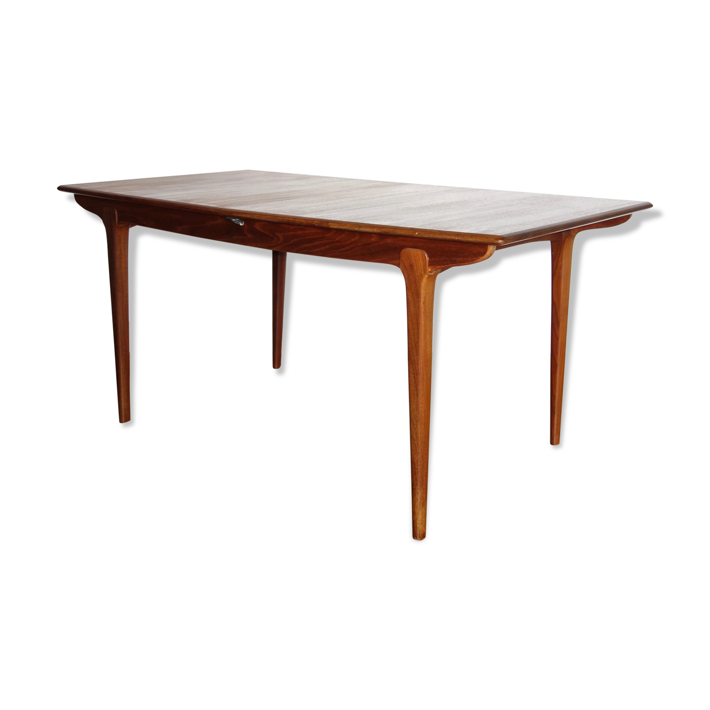 Scandinavian extendable table in teak of the 1960s