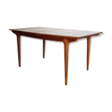Scandinavian extendable table in teak of the 1960s
