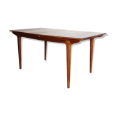 Scandinavian extendable table in teak of the 1960s