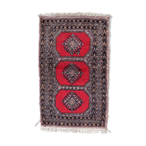 Vintage carpet Uzbek Bukhara handmade
