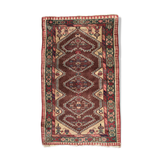 Tapis ancien turc anatolie fait main 98x160 cm