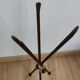 Vintage iron tripod plant holder candle holder