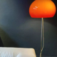 mushroom floor lamp Harvey Guzzini, Italy 1970