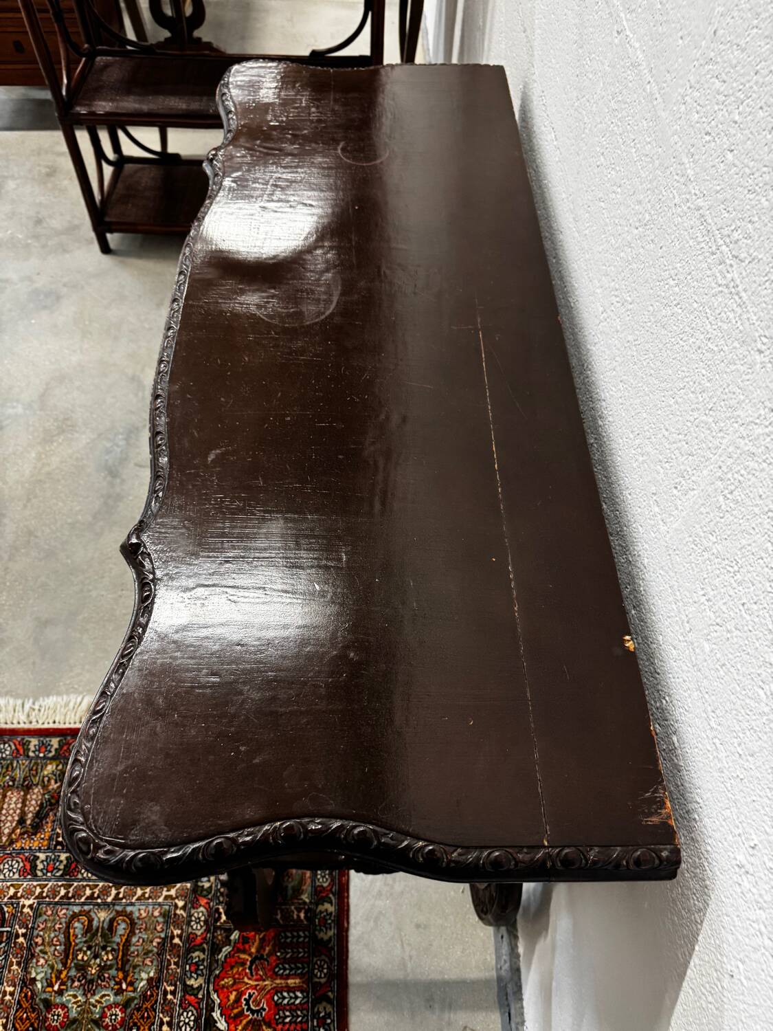 19th-century Louis XVI style wooden console