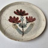 Gustave Reynaud Plate Le Mûrier Vallauris Vintage Diameter 24cm