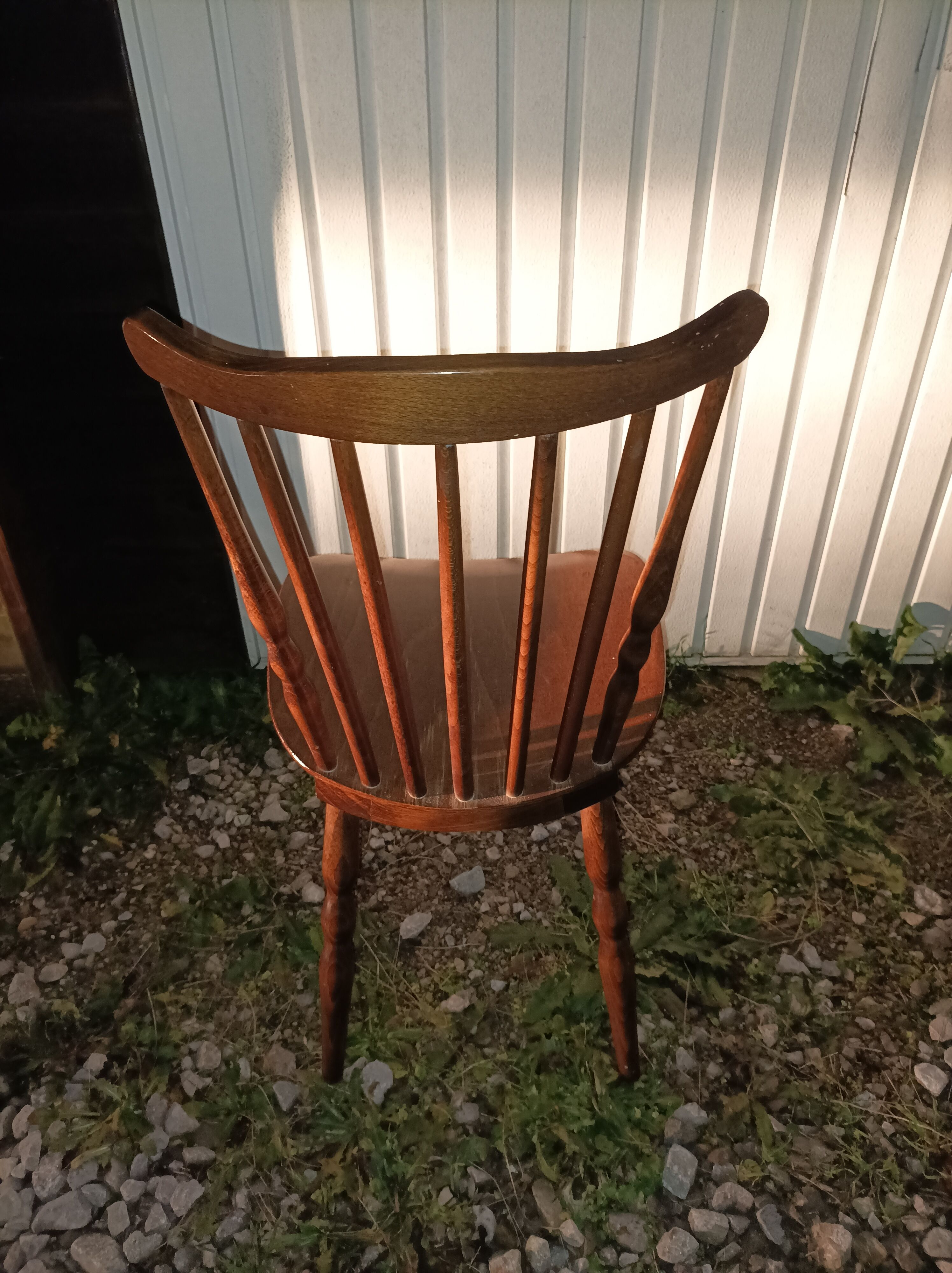 Old Baumann minuet vintage wood bistro chair