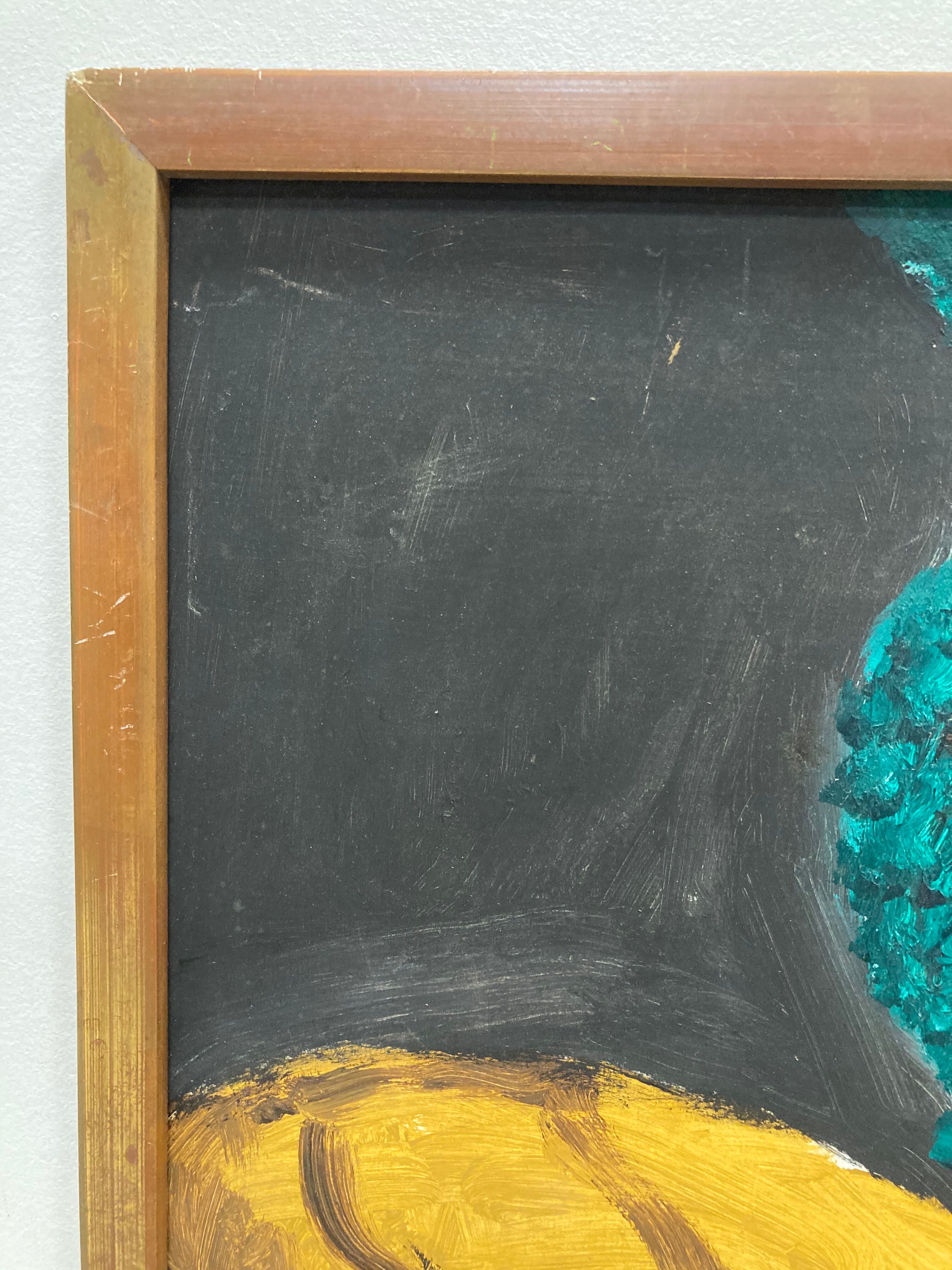 Painting with green jug