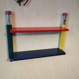 Pierre SALA style vintage pencil shelf