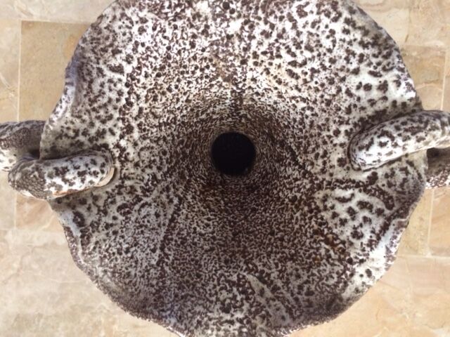 Vase Vallauris Marius Giuge "fat lava" 1960