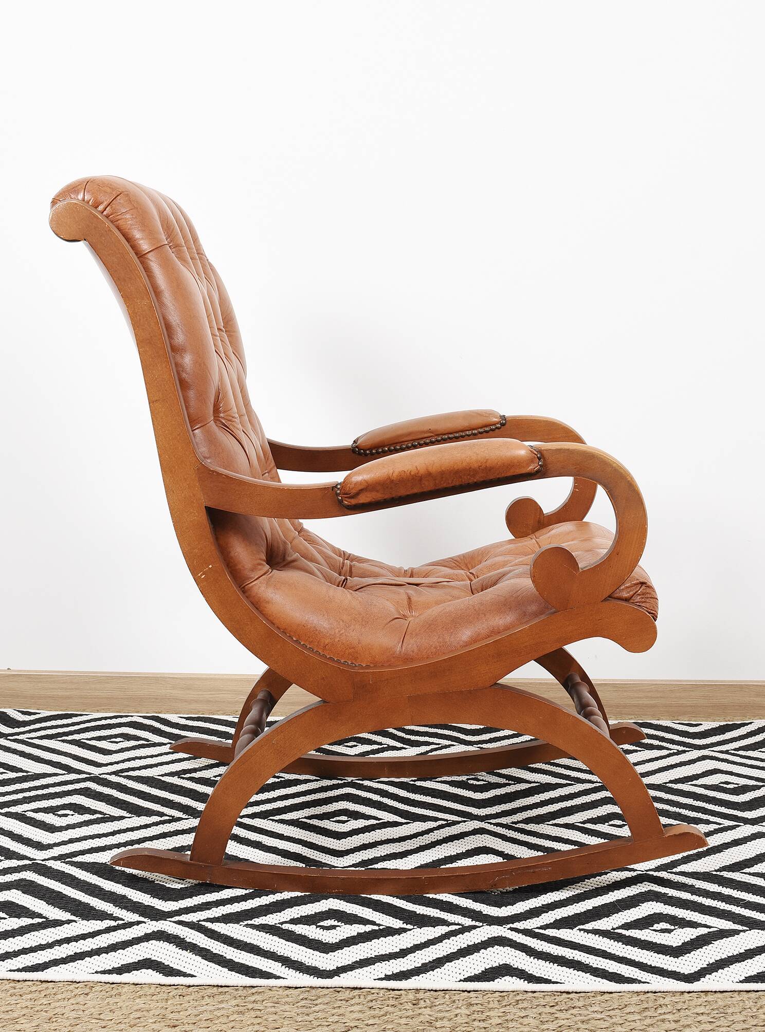 Rocking chair, Chesterfield style