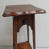 Art Nouveau oak sidetable